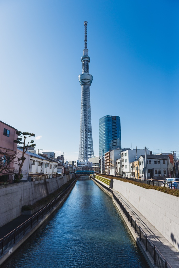 青空の下