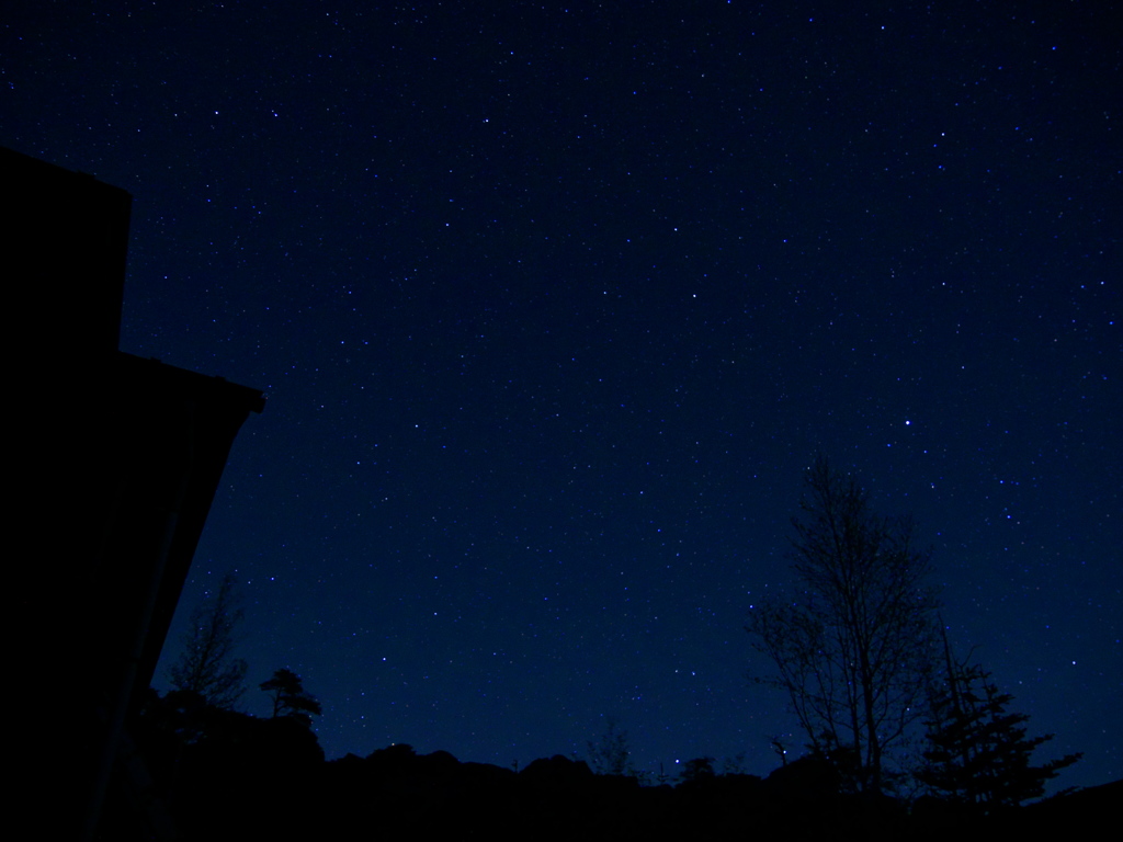 高見石小屋の夜空その２