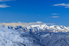 谷川岳より観る苗場