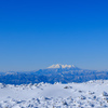 蓼科山山頂より御嶽山