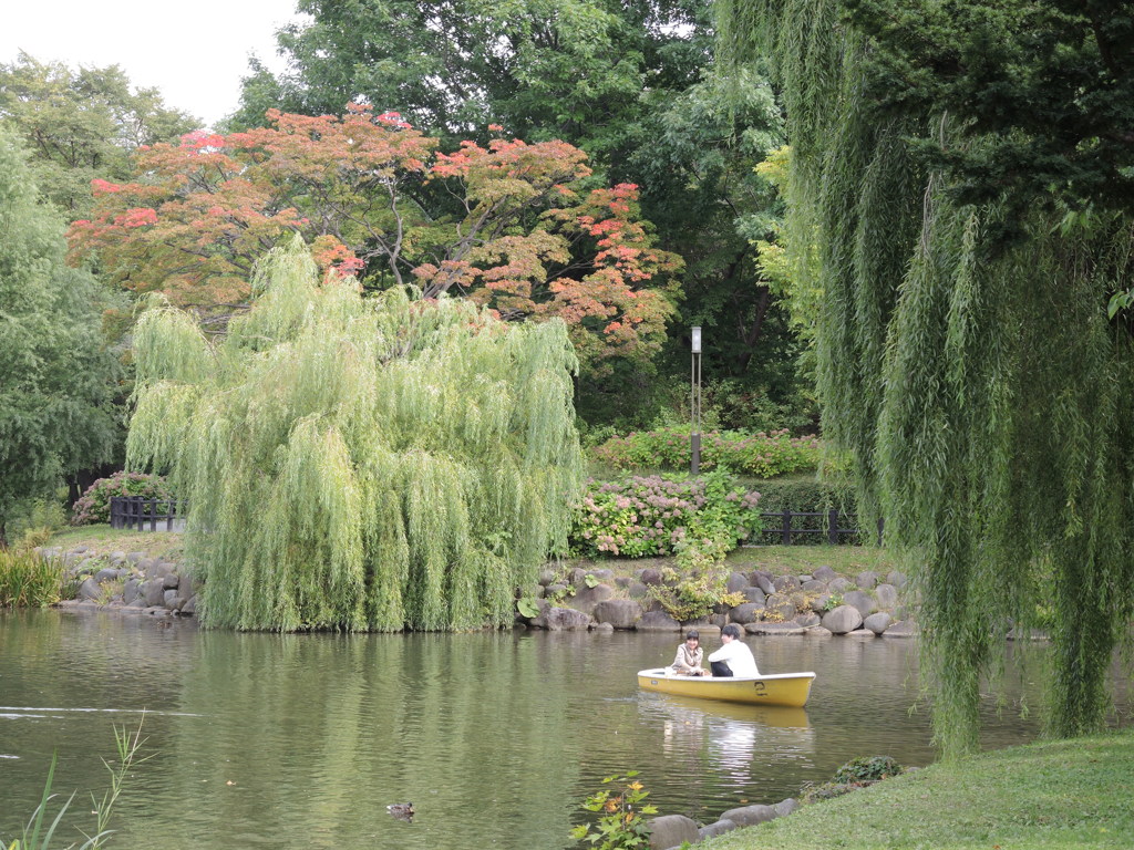 札幌中島公園…秋の訪れ