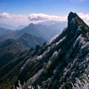 霧氷満開の天狗岳 【石鎚山】