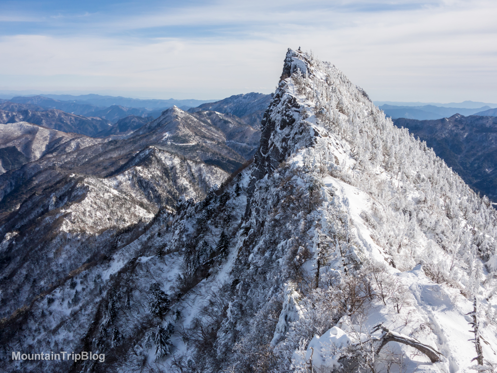 厳冬の石鎚山