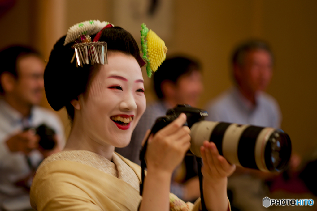 綺麗に撮れた！！　舞妓さん三景