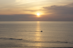 虎杖浜の朝日