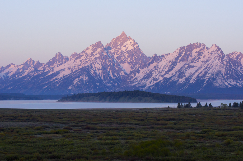 Sunrise in Grand Teton National Park