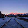 Sunshine in Banff station