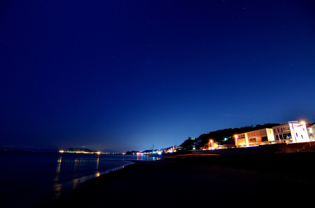 江ノ島夜明け前