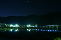 真夜中の嵐山