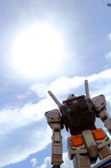「戦士の後ろ姿」