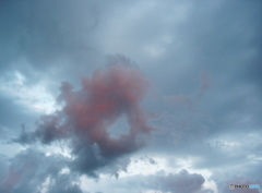 東空の雲