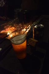 ビールと焼き肉とダンボー