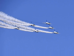 ブルーインパルス6機によるデルタ・ロール全編 (2)