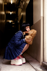 女子高生　モデル：くろ