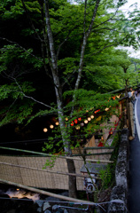 貴船の川床　４