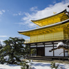 雪の金閣寺7