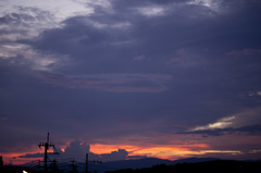 夕景　ホームより