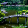 栗林公園 飛来峰からの展望