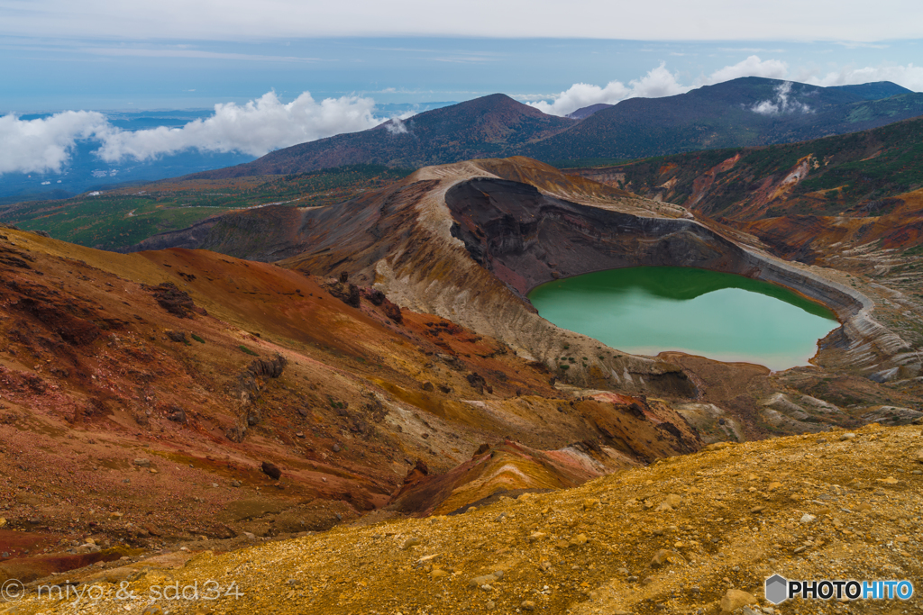 秋の蔵王 御釜 By Sdd34 Id 写真共有サイト Photohito