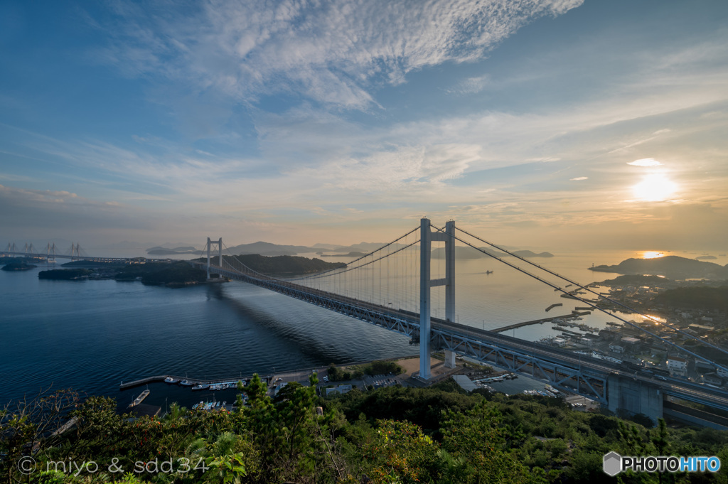 瀬戸の夕景