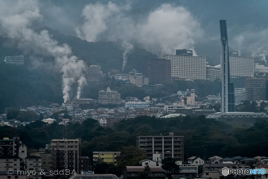 別府タワーより