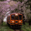 津軽鉄道 芦野公園駅にて。