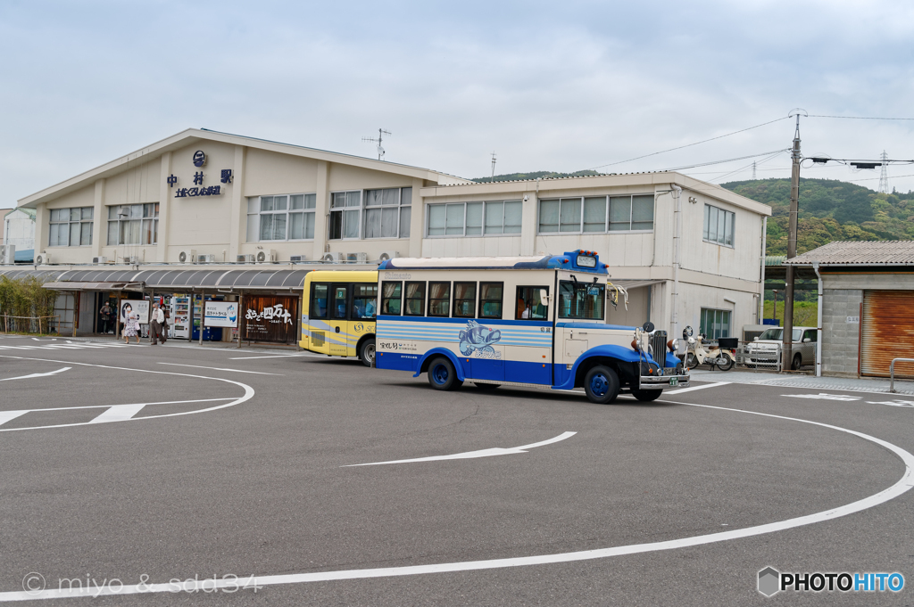 バスに乗って四万十川へ