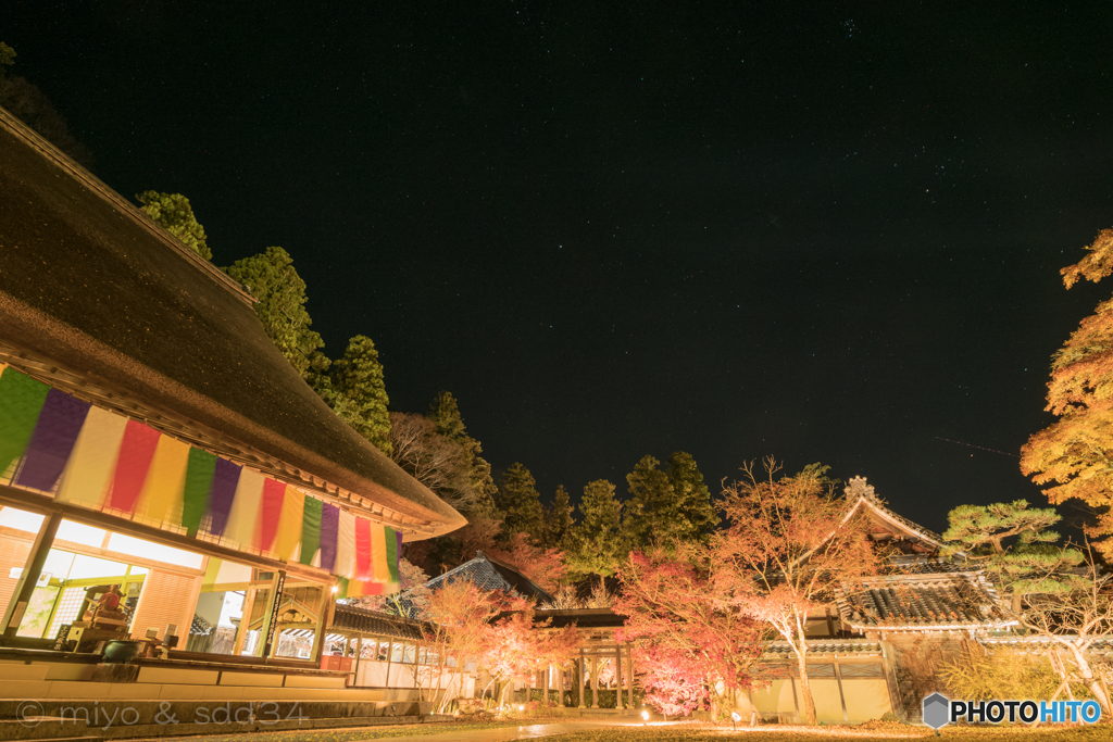 永源寺で観た冬の星空