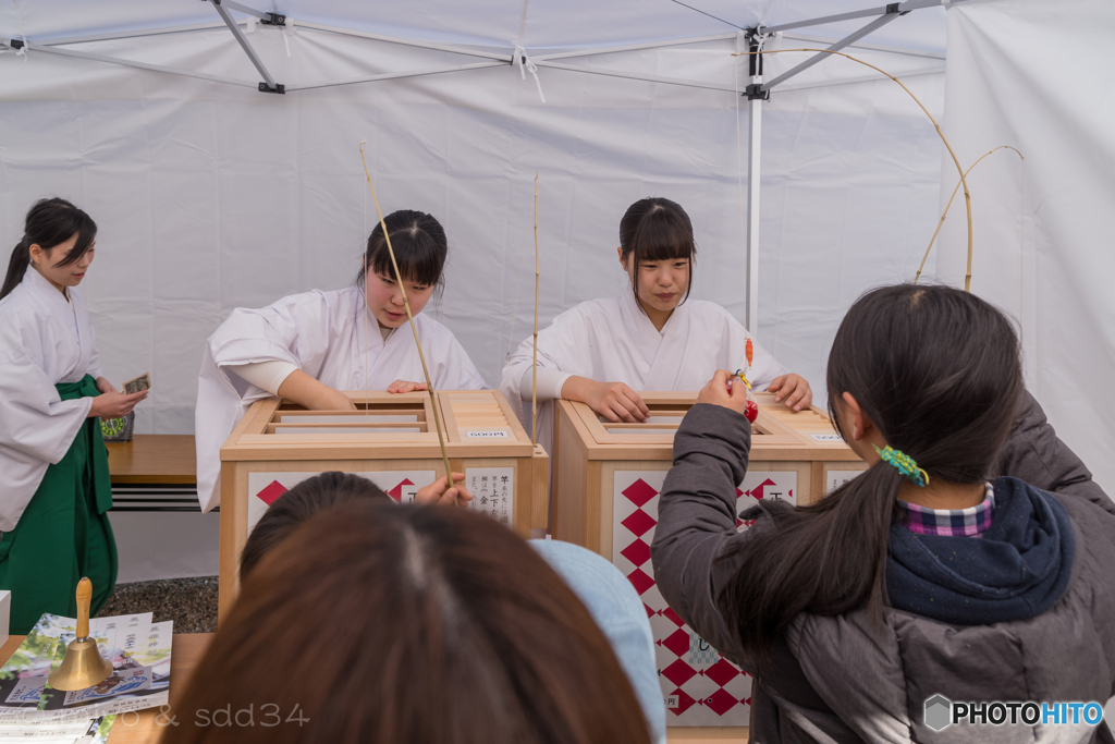 美保神社の福娘