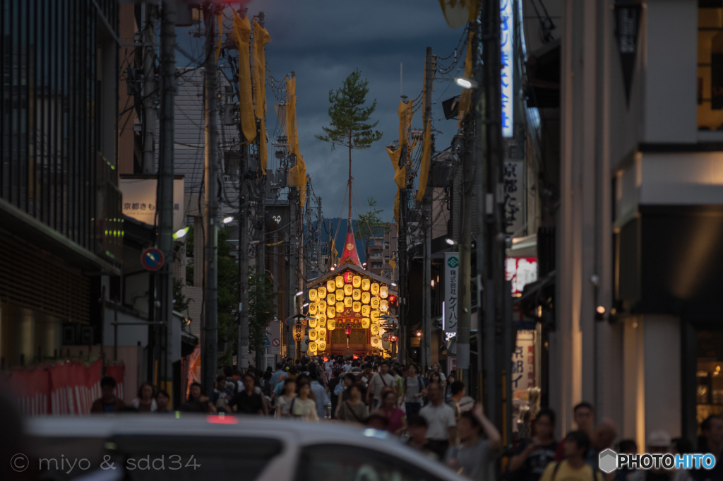 祇園祭。宵の南観音山。