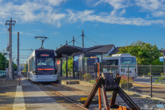 TOYAMA LIGHT RAIL 岩瀬浜駅