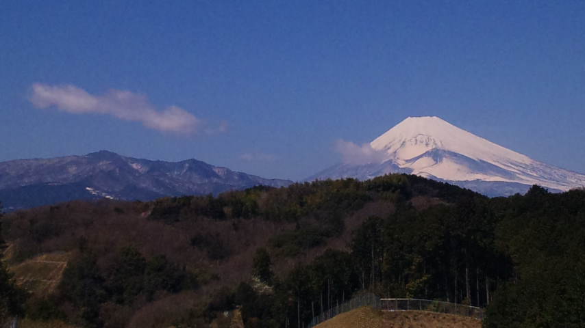 富士山と愛鷹山