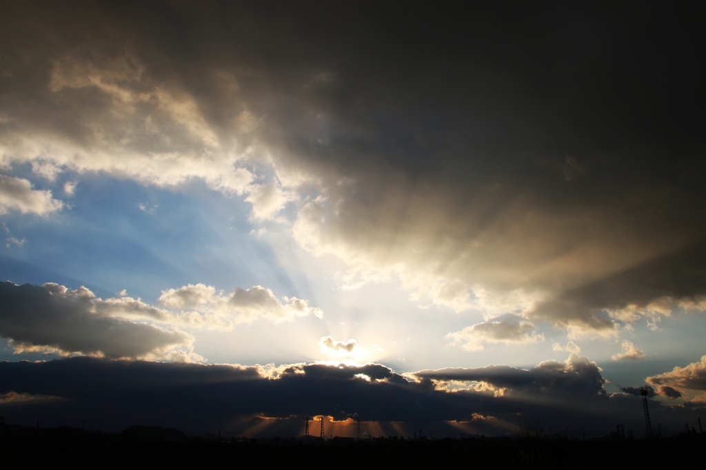 12月の空