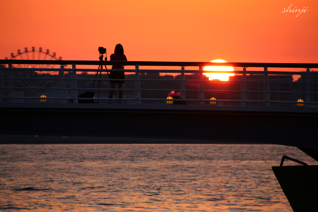 レトロな街の夕景Ⅲ
