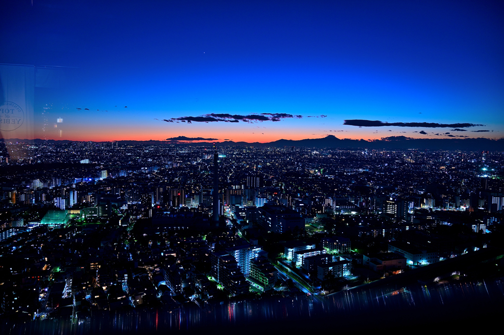 恵比寿ガーデンプレイスからの夜景