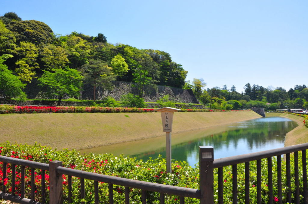 金沢城　いもり堀