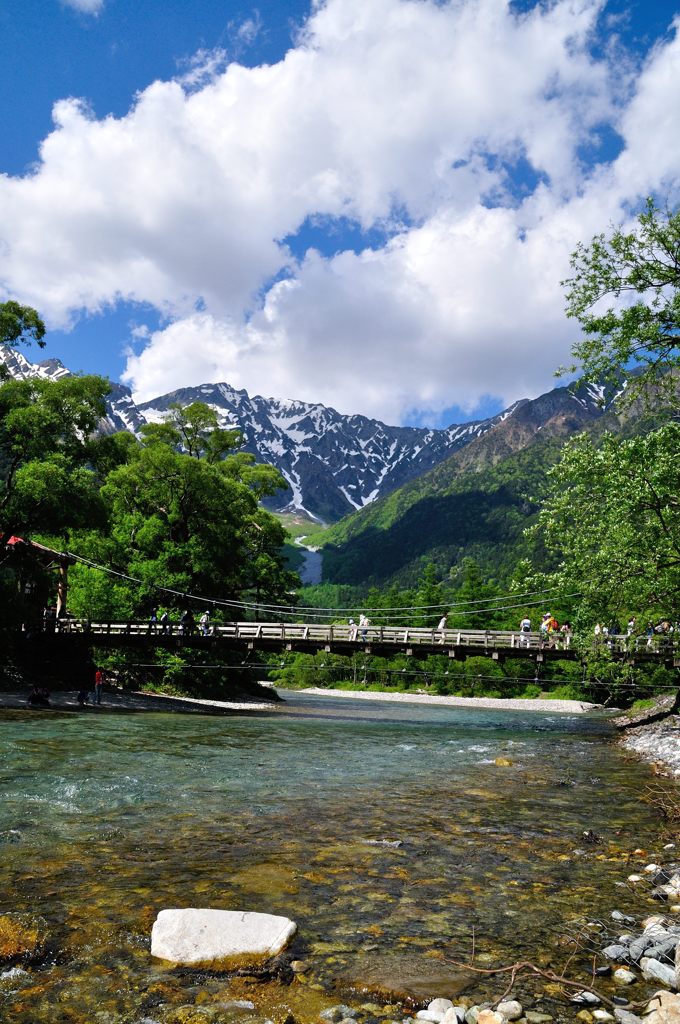 上高地｜河童橋　遠景