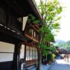 奈良井宿　街道の緑
