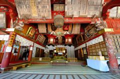 富士吉田｜北口本宮冨士浅間神社　拝殿内部