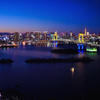 フジテレビ球体展望台はちたまから見た東京の夜景