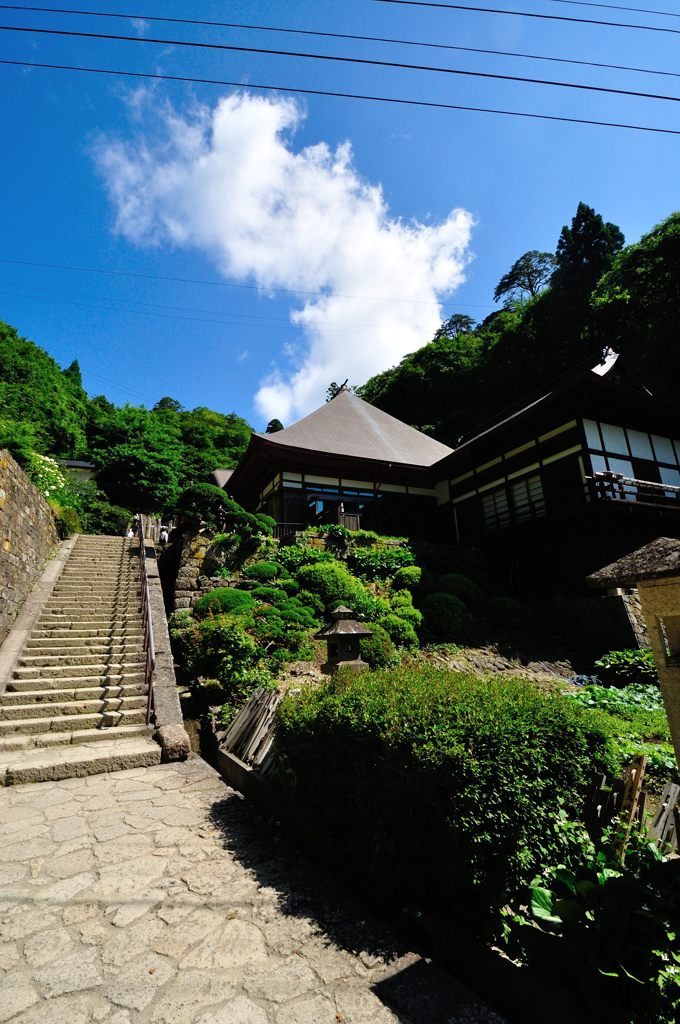 山形｜宝珠山 立石寺（山寺）　奥の院への石段