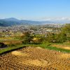姥捨山から見た善光寺平