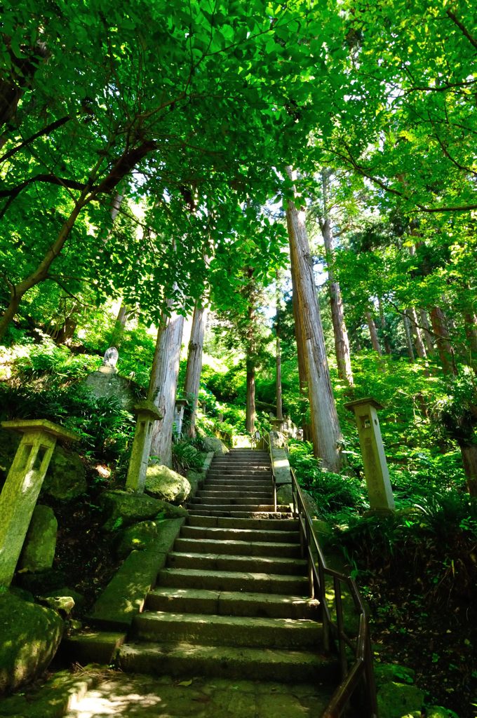 山形｜宝珠山 立石寺（山寺）石段