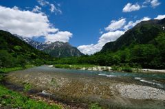 上高地｜河童橋へ向かう林道