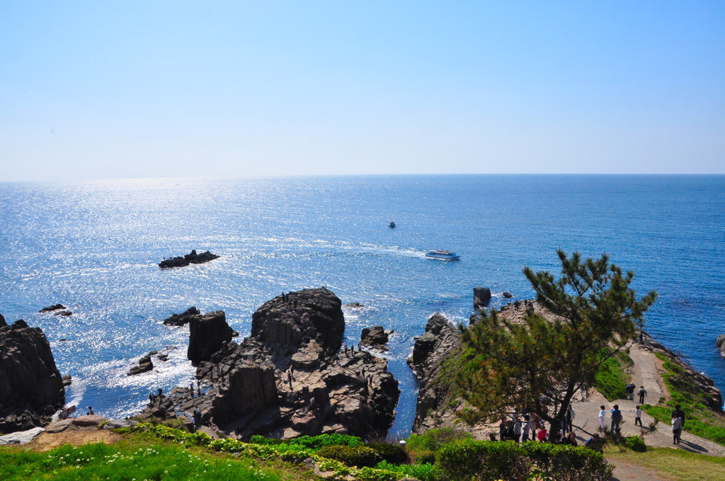 国定公園　越前海岸　東尋坊