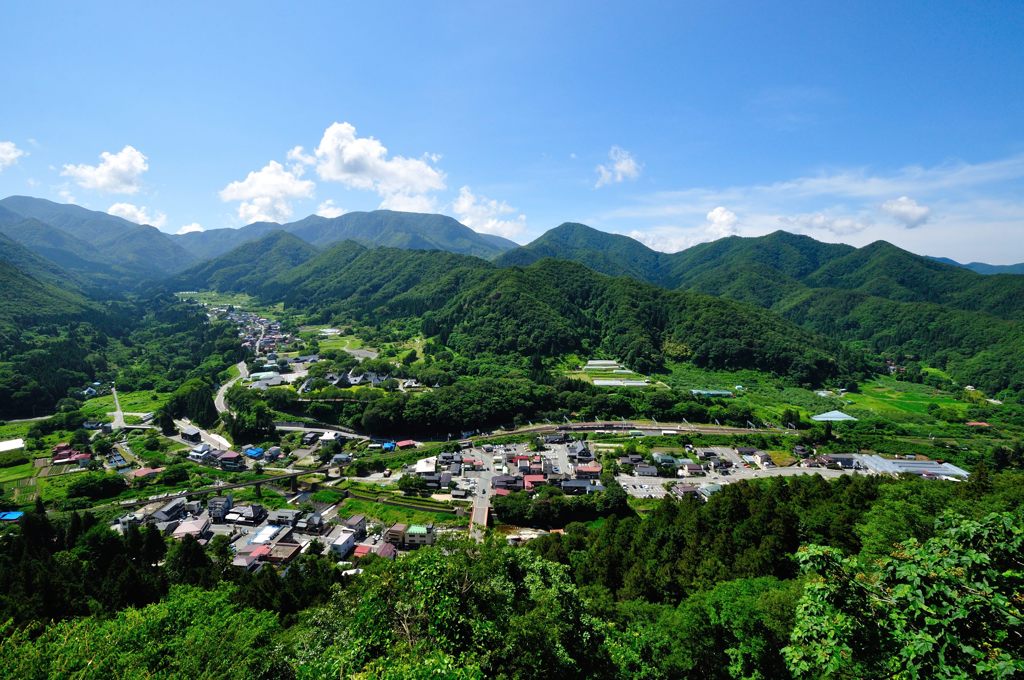 山形｜宝珠山 立石寺（山寺）　五大堂からの眺め