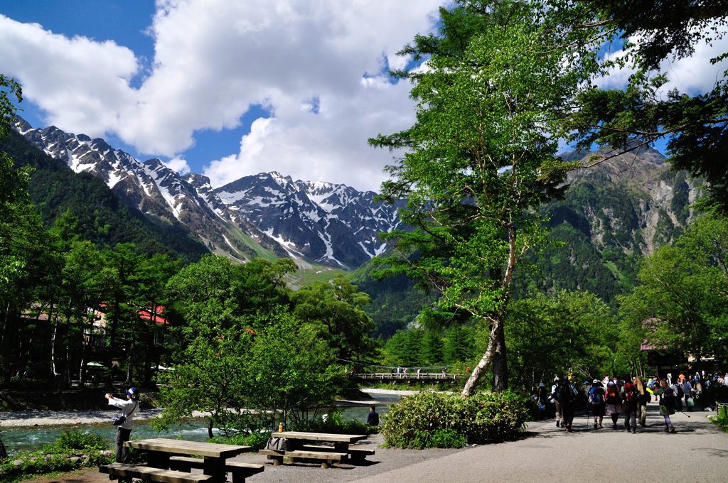 上高地｜穂高連峰