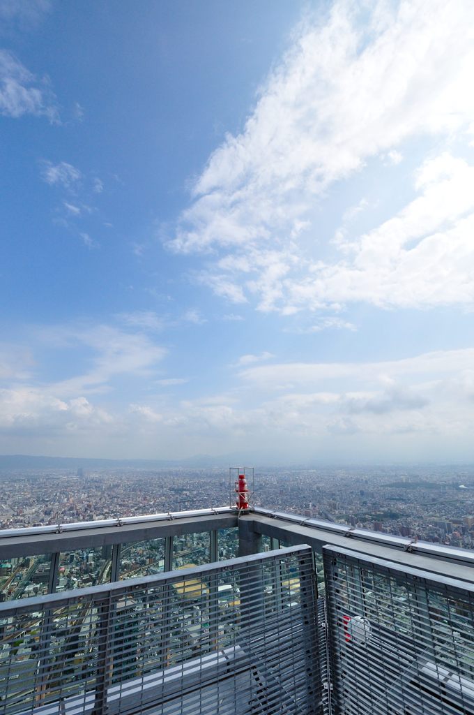 あべのハルカス　ヘリポートからの景色