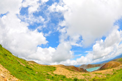 白根山　湯釜