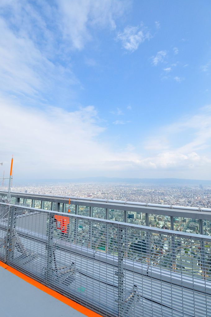 あべのハルカス　ヘリポートからの景色